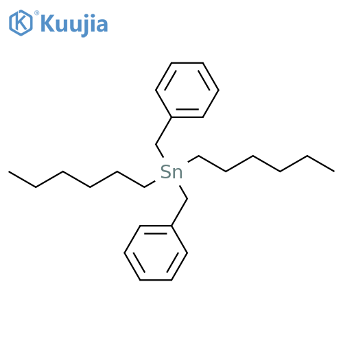 Stannane, dihexylbis(phenylmethyl)- structure