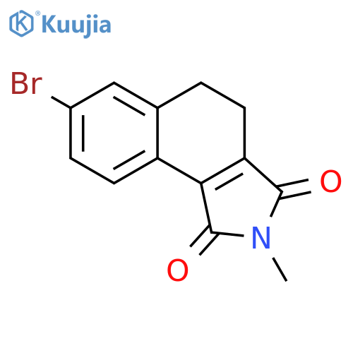 1H-Benz[e]isoindole-1,3(2H)-dione, 7-bromo-4,5-dihydro-2-methyl- structure