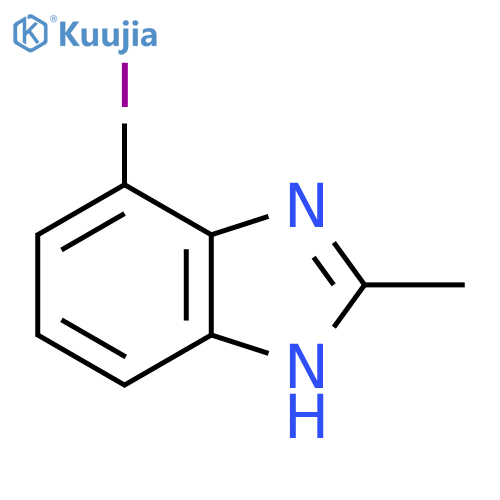 4-Iodo-2-methyl-1H-benzo[d]imidazole structure