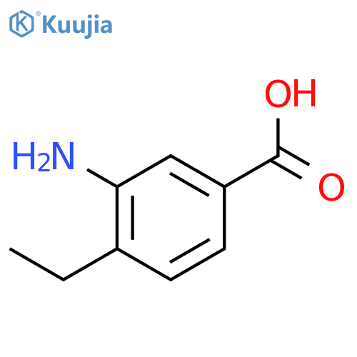3-Amino-4-ethylbenzoic acid structure