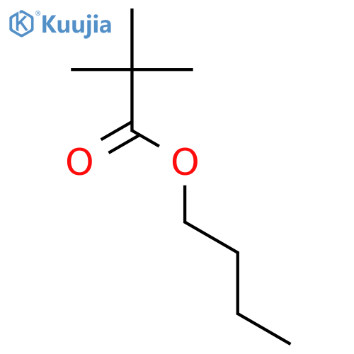 Propanoic acid,2,2-dimethyl-, butyl ester structure