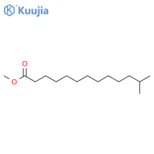 Tridecanoicacid, 12-methyl-, methyl ester structure