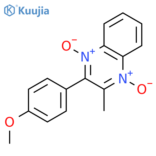 Quinoxaline, 2-(4-methoxyphenyl)-3-methyl-, 1,4-dioxide structure