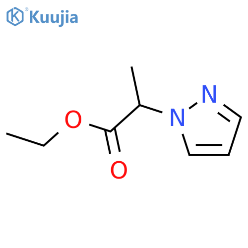 ethyl 2-(1H-pyrazol-1-yl)propanoate structure