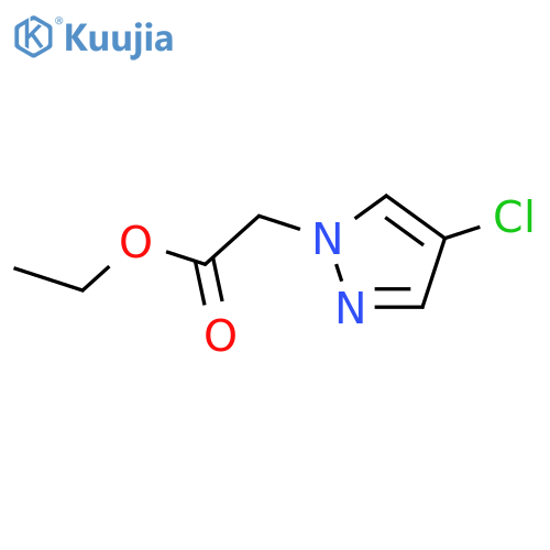 (4-Chloro-pyrazol-1-yl)-acetic acid ethyl ester structure