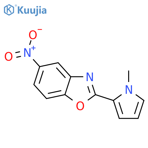 Benzoxazole, 2-(1-methyl-1H-pyrrol-2-yl)-5-nitro- structure