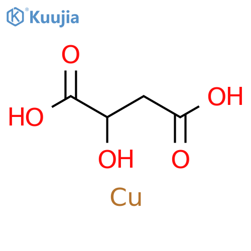 Butanedioic acid, 2-hydroxy-, copper(2+) salt (2:1) structure