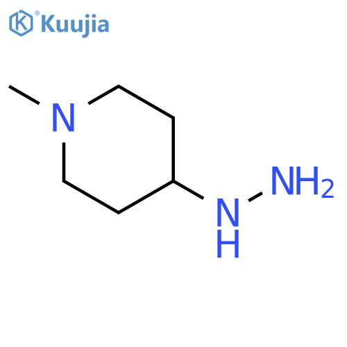 4-Hydrazinyl-1-methylpiperidine structure