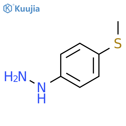 4-(methylsulfanyl)phenylhydrazine structure