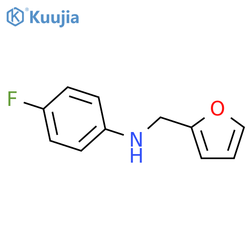 4-fluoro-N-(furan-2-yl)methylaniline structure