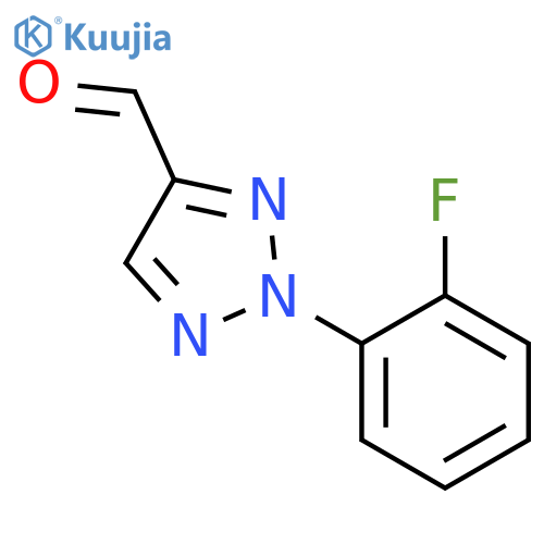 2H-1,2,3-Triazole-4-carboxaldehyde,2-(2-fluorophenyl)- structure
