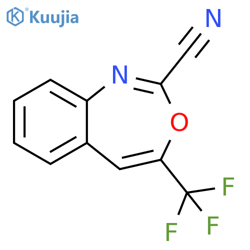 3,1-Benzoxazepine-2-carbonitrile, 4-(trifluoromethyl)- structure
