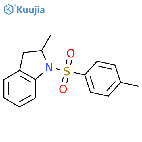 1H-Indole, 2,3-dihydro-2-methyl-1-[(4-methylphenyl)sulfonyl]- structure