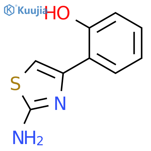 Phenol, (2-amino-4-thiazolyl)- structure