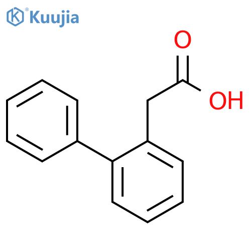 [1,1'-Biphenyl]aceticacid structure