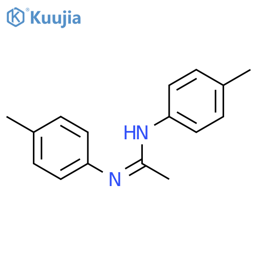 Ethanimidamide, N,N'-bis(4-methylphenyl)- structure