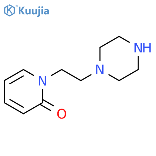 1-[2-(piperazin-1-yl)ethyl]-1,2-dihydropyridin-2-one structure