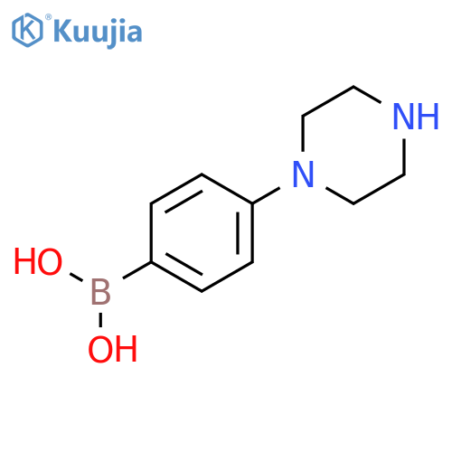 4-(Piperazin-1-yl)phenylboronic Acid structure