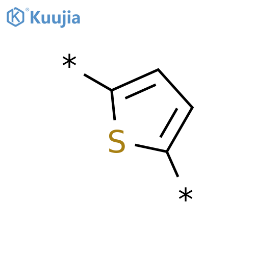Poly(2,5-thiophenediyl) structure