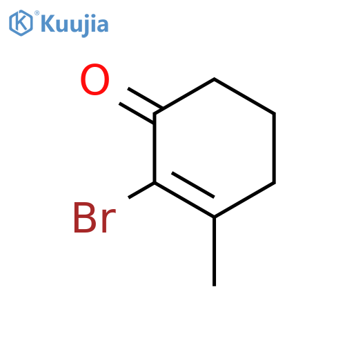 2-Cyclohexen-1-one, 2-bromo-3-methyl- structure
