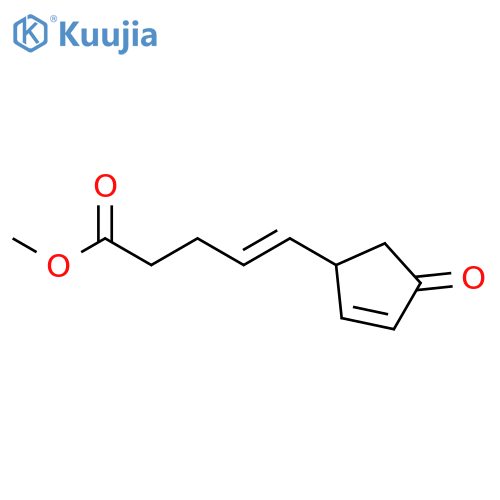 Methyl 5-(4-oxocyclopent-2-EN-1-YL)pent-4-enoate structure