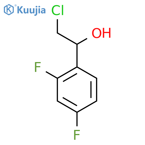 Benzenemethanol, α-(chloromethyl)-2,4-difluoro- structure