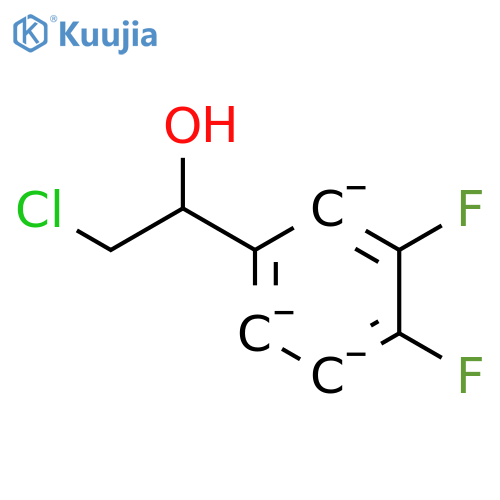 2-chloro-1-(3,4-difluorophenyl)ethan-1-ol structure