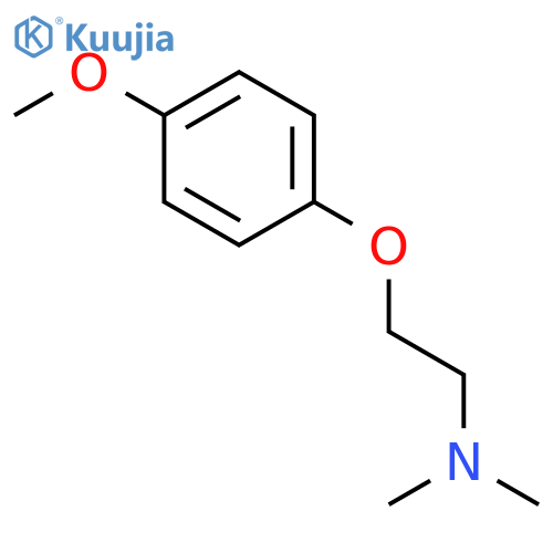 2-(4-Methoxyphenoxy)-N,N-dimethylethanamine structure