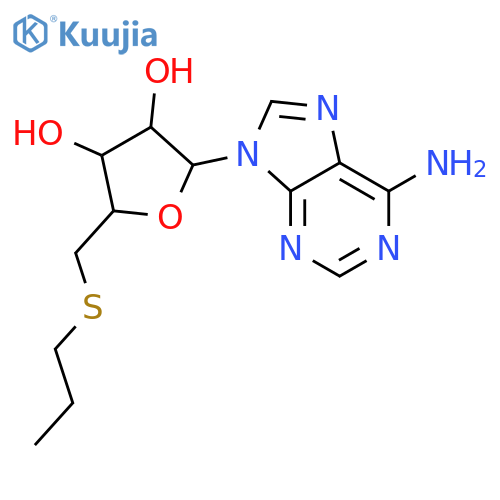 Adenosine, 5'-S-propyl-5'-thio- structure
