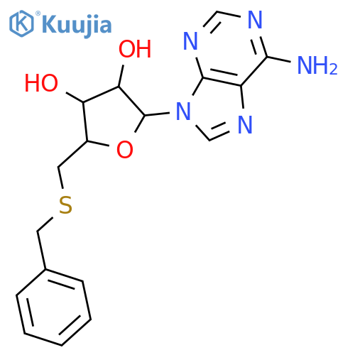 Adenosine, 5'-S-(phenylmethyl)-5'-thio- structure
