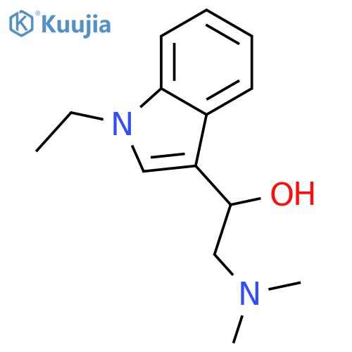 2-(dimethylamino)-1-(1-ethyl-1H-indol-3-yl)ethanol structure