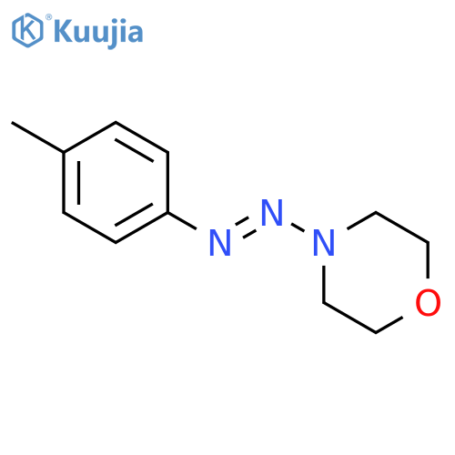 MORPHOLINE, 4-[(4-METHYLPHENYL)AZO]- structure