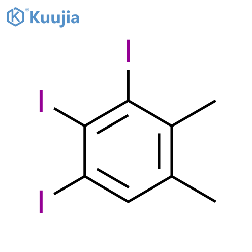 BENZENE, 1,2,3-TRIIODO-4,5-DIMETHYL- structure