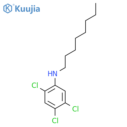 2,4,5-Trichloro-N-octylaniline structure