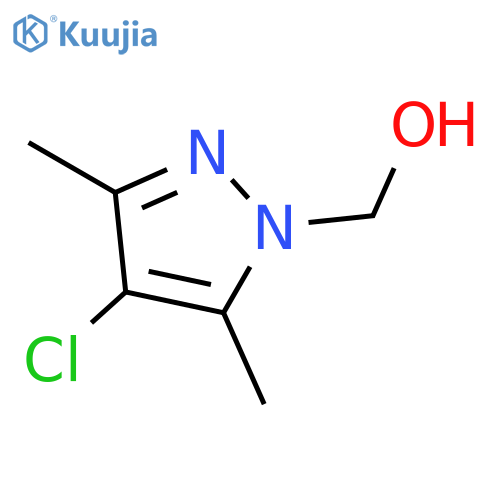(4-chloro-3,5-dimethyl-1H-pyrazol-1-yl)methanol structure