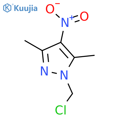 1-(Chloromethyl)-3,5-dimethyl-4-nitro-1H-pyrazole structure