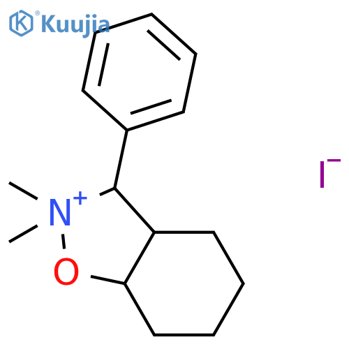 1,2-Benzisoxazolium, octahydro-2,2-dimethyl-3-phenyl-, iodide structure