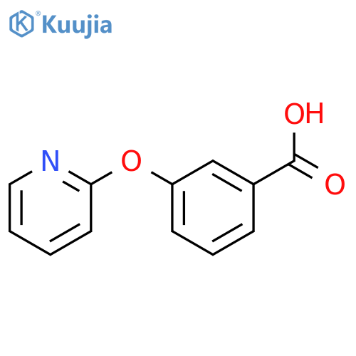 3-(pyridin-2-yloxy)benzoic acid structure