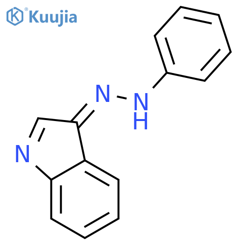 (3Z)-3-(2-phenylhydrazinylidene)-3H-indole structure