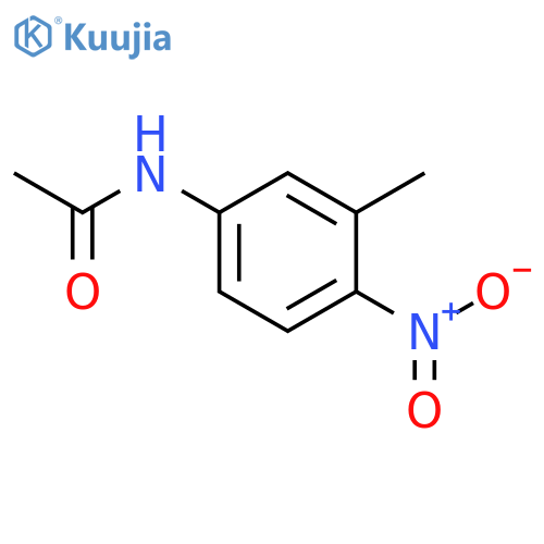 3-Methyl-4-nitroacetanilide structure