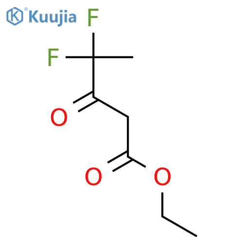 ethyl 4,4-difluoro-3-oxopentanoate structure