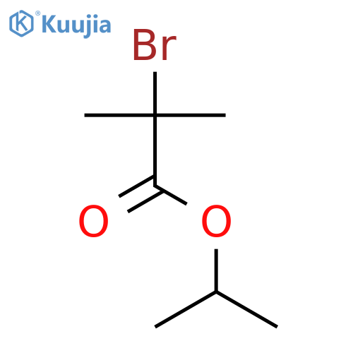 Isopropyl 2-bromo-2-methylpropanoate structure