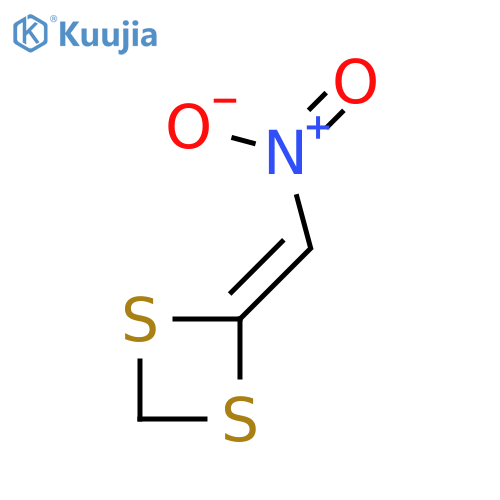 1,3-Dithietane, 2-(nitromethylene)- structure
