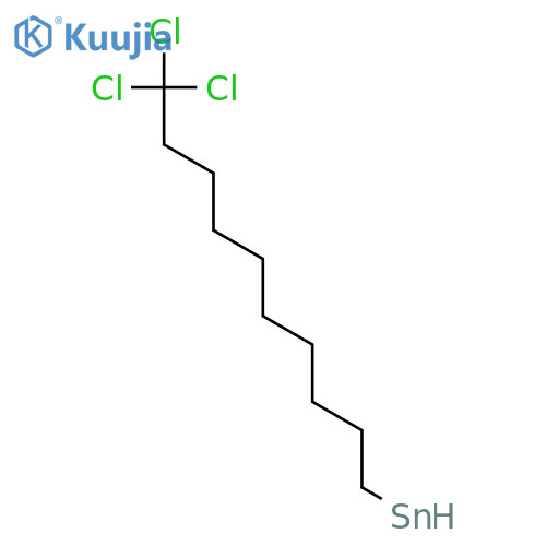 Stannane, trichlorodecyl- structure