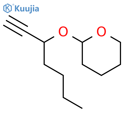 2H-Pyran, 2-[(1-ethynylpentyl)oxy]tetrahydro- structure