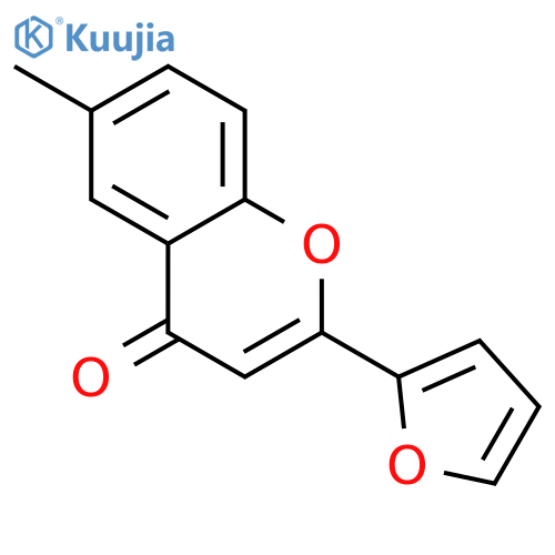 4H-1-Benzopyran-4-one, 2-(2-furanyl)-6-methyl- structure