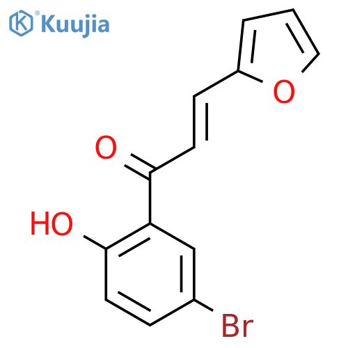 1-(5-Bromo-2-hydroxyphenyl)-3-(2-furyl)-2-propen-1-one structure