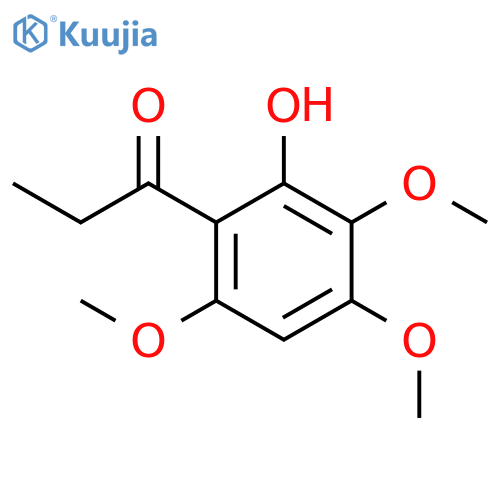 1-Propanone, 1-(2-hydroxy-3,4,6-trimethoxyphenyl)- structure