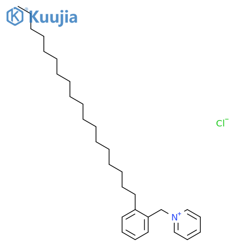 PYRIDINIUM, 1-[(OCTADECYLPHENYL)METHYL]-, CHLORIDE structure