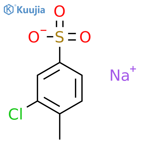 Sodium 3-Chloro-4-methylbenzenesulfonate structure